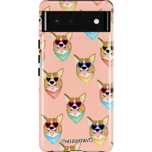 Bouffants and Broken Hearts Corgi Love Pixel Cases